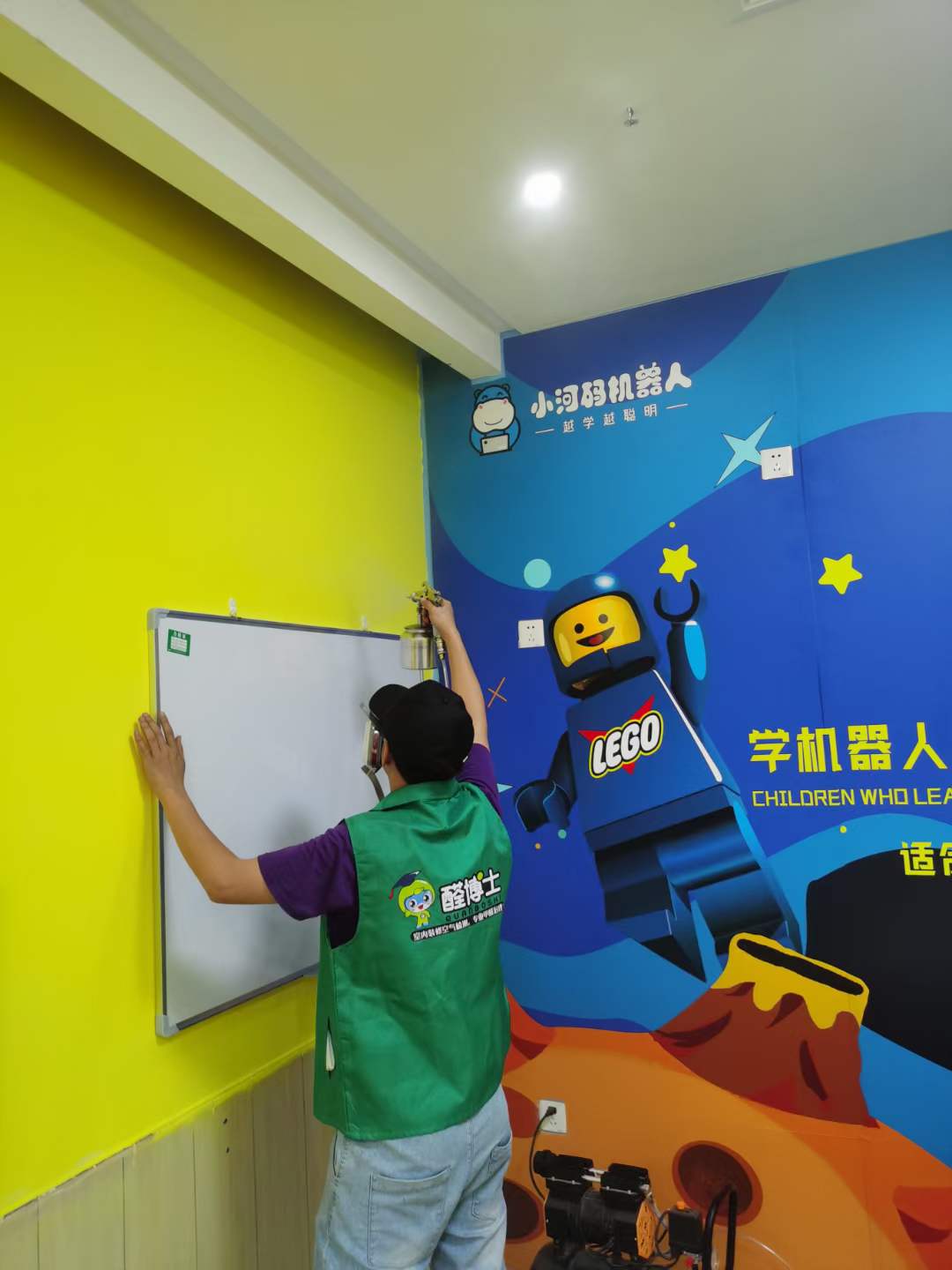 天津500平小河码机器人除甲醛